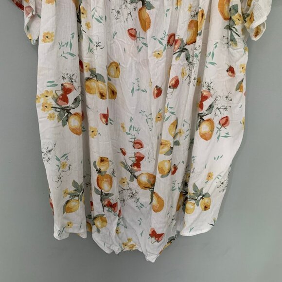 NEW Maurices floral off shoulder stretch casual lightweight flowy shirt top - Picture 4 of 9
